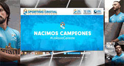 Desktop Screenshot of clubsportingcristal.pe